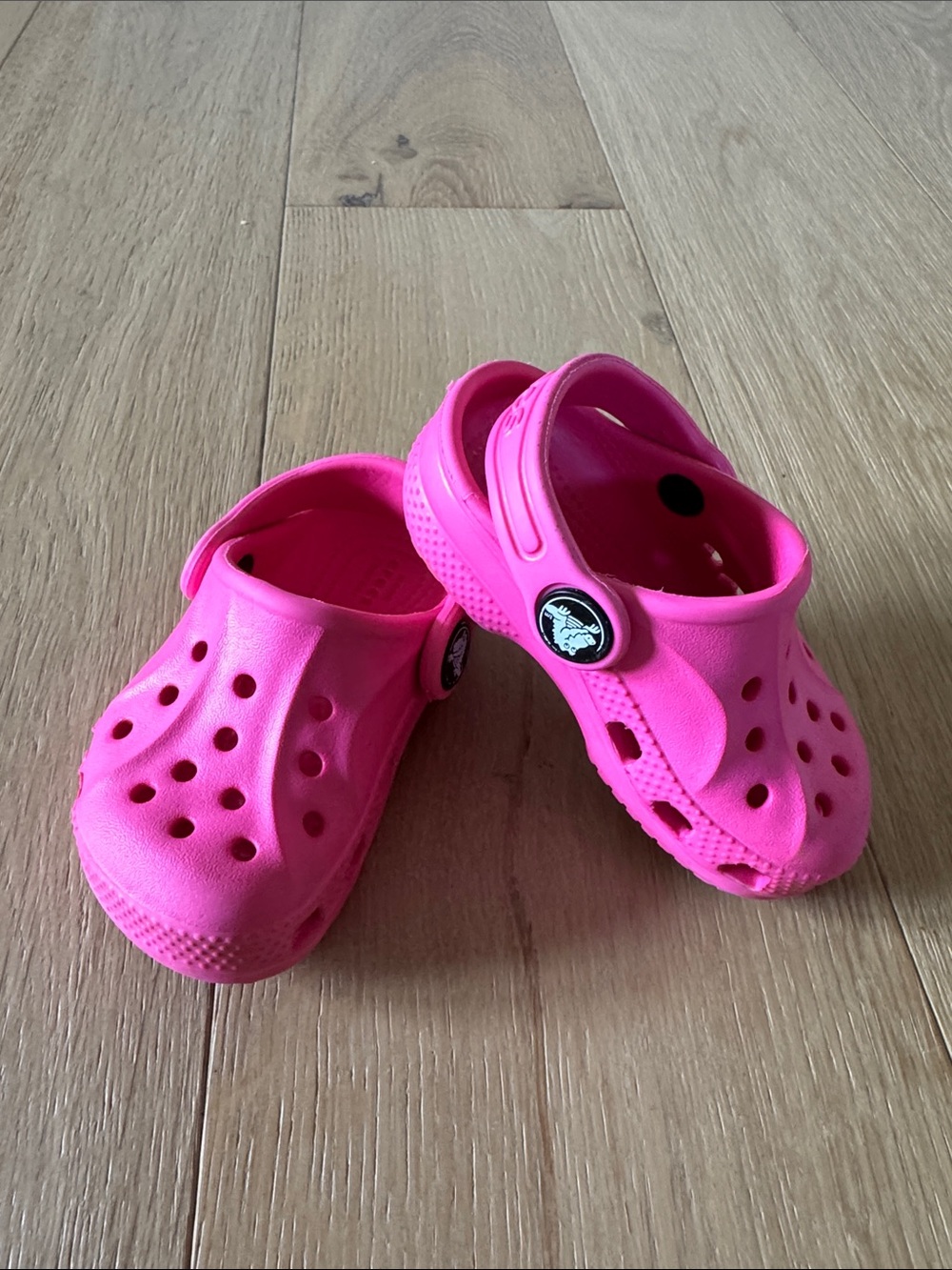 Hot Pink Crocs Slip-On Clog Sandals
